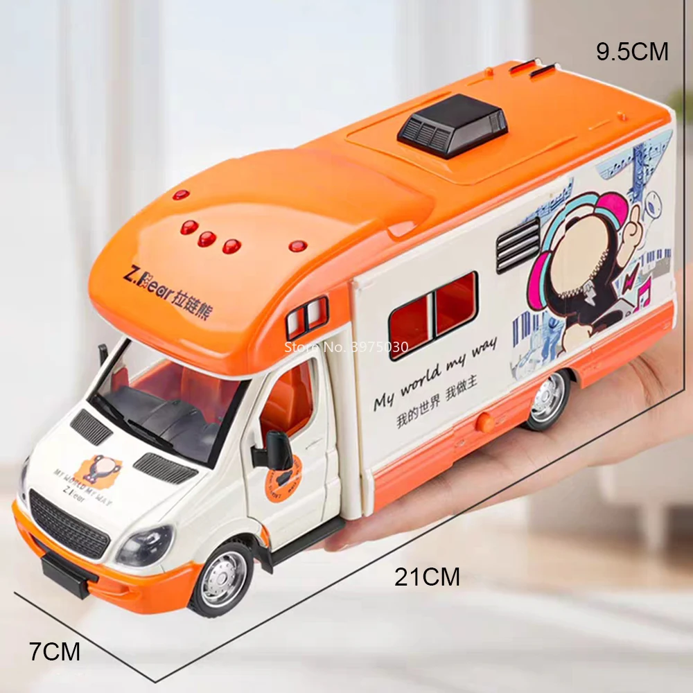 Vibrant 1:32 Alloy Cartoon Bear RV Model 3 Vibrant 1:32 Alloy Cartoon Bear RV Model - Image 3