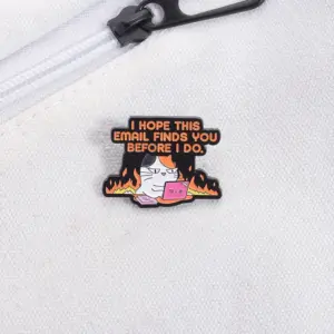 Colorful Cartoon Cat Enamel Badge 11 S9db06334380843d7b388d471f43e66787