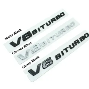 V8 BITURBO Badge for Mercedes-Benz W204/W205