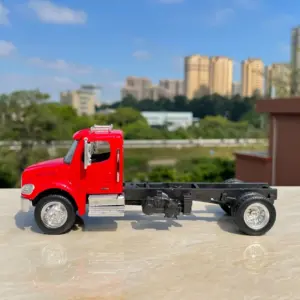 Red 1:43 Freightliner Truck Model for Collectors 10 S9df80c331ca540538bd9683bff37522bs