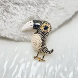 Zinc Alloy Cormorant Brooch MS315 Series 9 S9dfdf3fe59164ce7b0f6f75ced3634ff0