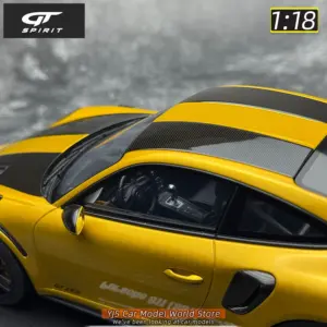 Yellow Porsche 911 GT2 RS Diecast Model 1:18 Scale 11 S9e61a6881ccc4f5b82c3363f96d69edaw