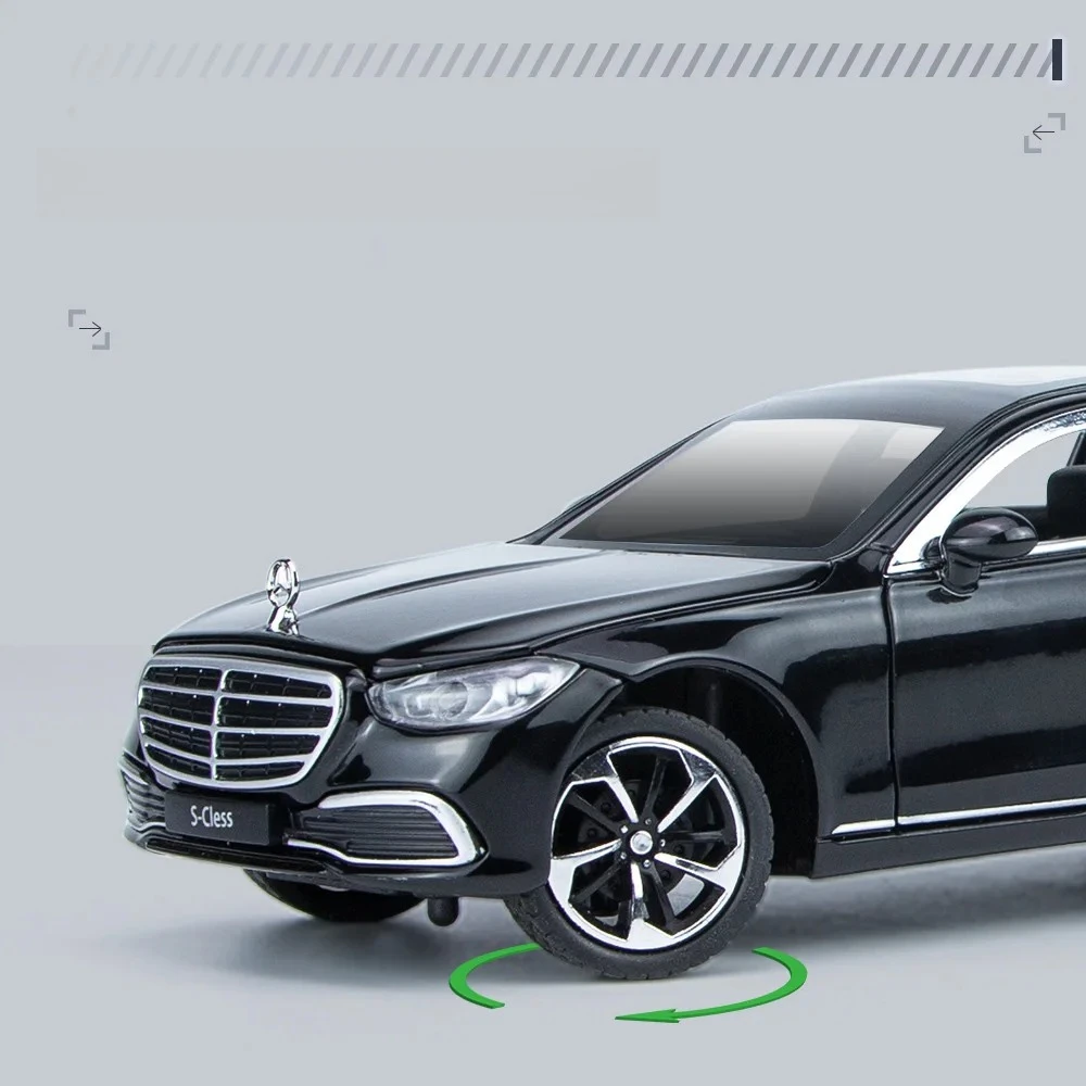 Mercedes-Benz S400L 1:24 Diecast Model Collectible 3 Mercedes-Benz S400L 1:24 Diecast Model Collectible - Image 3