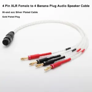 Premium XLR Female to 4 Banana Cable for Audio Systems 9 S9e79a5313b3d4887908f7b0c3a3d25cfM