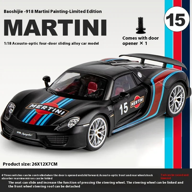 Limited Edition 1:18 Porsche 918 Spyder Model 9 Limited Edition 1:18 Porsche 918 Spyder Model - Image 9