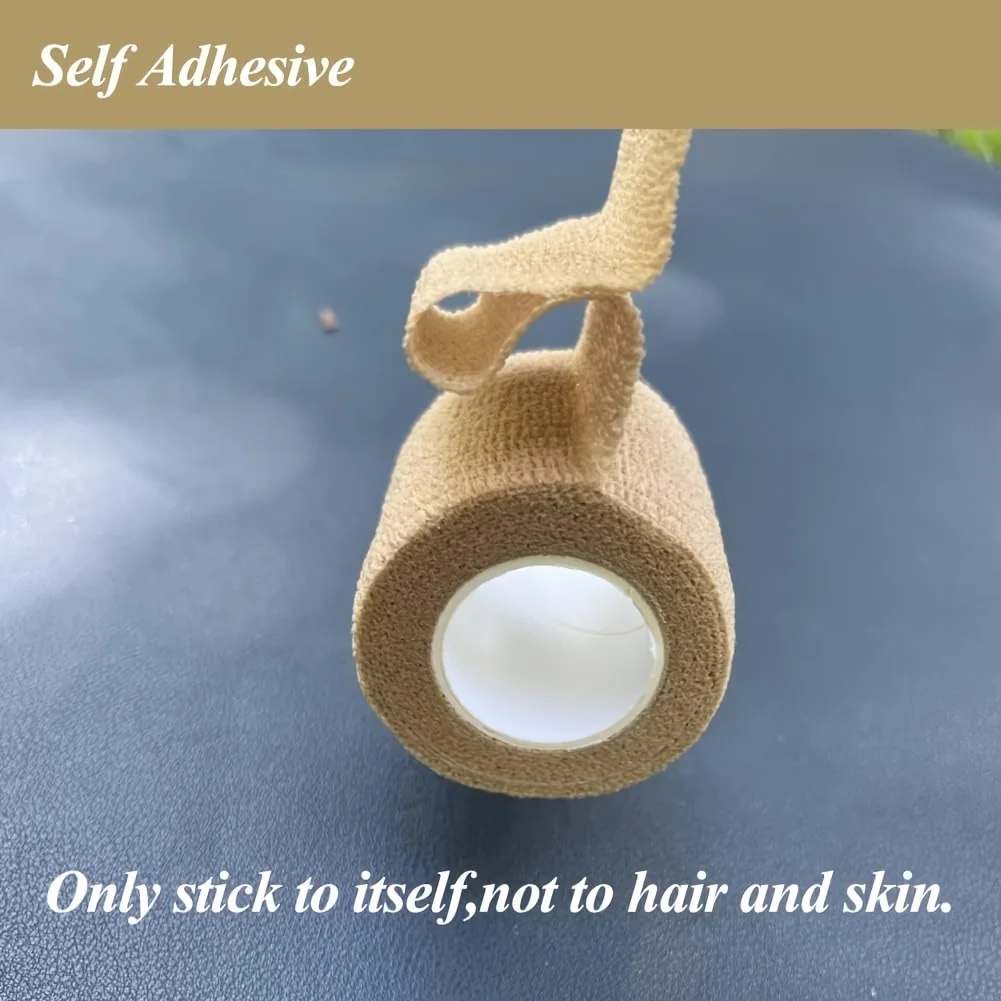 Skin-Colored Self-Adhesive Elastic Bandages Set 2 Skin-Colored Self-Adhesive Elastic Bandages Set - Image 2