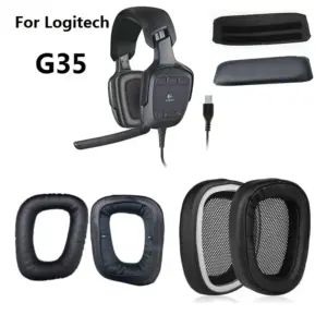Logitech G35 Replacement Ear Cushions Set 10 S9e83bef5274a4adcaf3c78d3d76d095aZ