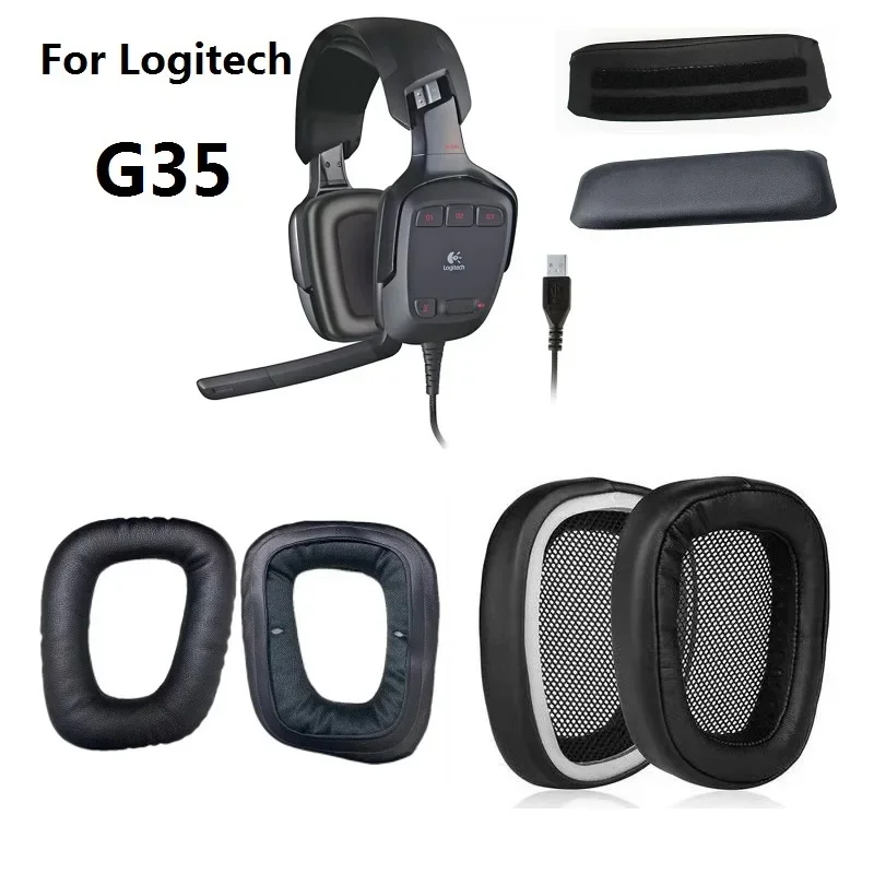 Logitech G35 Replacement Ear Cushions Set 3 Logitech G35 Replacement Ear Cushions Set - Image 3