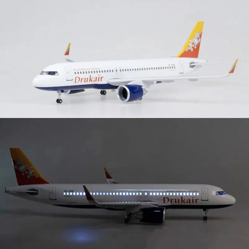 A320 Bhutan Airlines Resin Model with Lights 4 A320 Bhutan Airlines Resin Model with Lights - Image 4