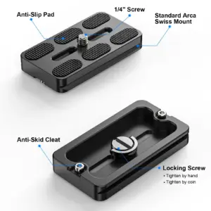 WEYLLAN FQ70 Quick Release Camera Plate 11 S9ea8b7bd4a78421abe31614addaa5a87X