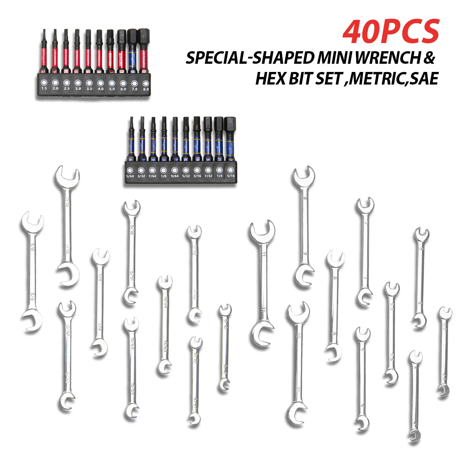 Special-Shaped Mini Wrench & Hex Set 7 Special-Shaped Mini Wrench & Hex Set - Image 7