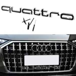Custom Audi Quattro Front Grille Emblem 41.8cm 15 S9ed4556ab43046539d1ab17b2867079cG