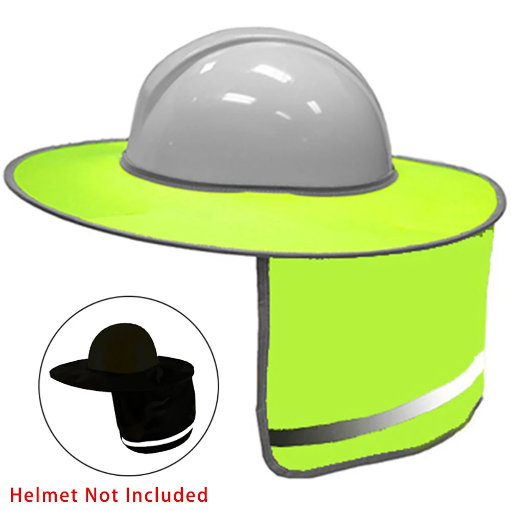 High-Visibility Safety Hat with Neck Shield 7 High-Visibility Safety Hat with Neck Shield - Image 7