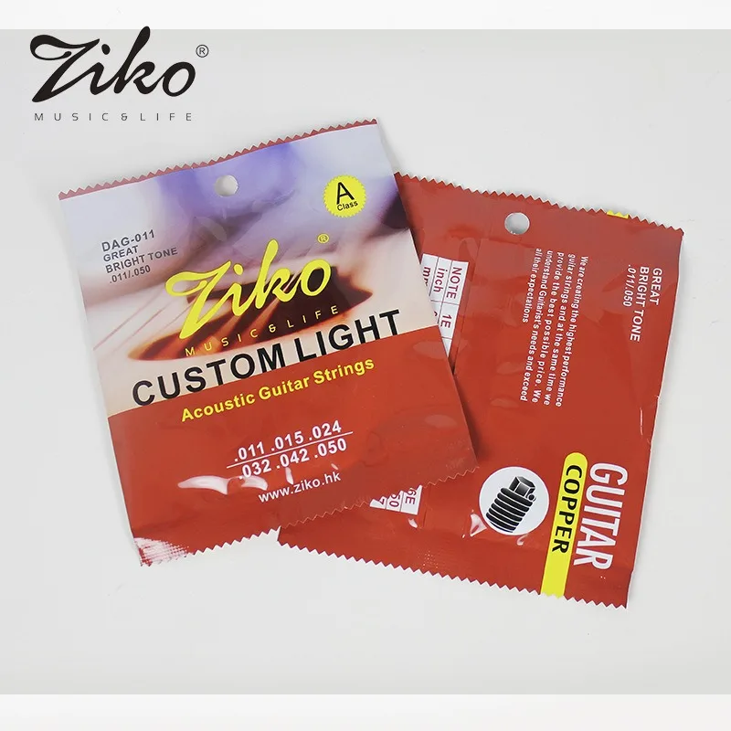 Ziko Stainless Steel Electric Guitar Strings Set 2 Ziko Stainless Steel Electric Guitar Strings Set - Image 2