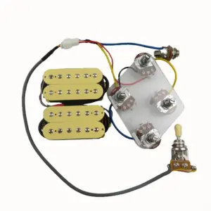 White Humbucker Pickups Set for Guitar 10 S9f113037ed3844d69b1a76c63ad1a9adc
