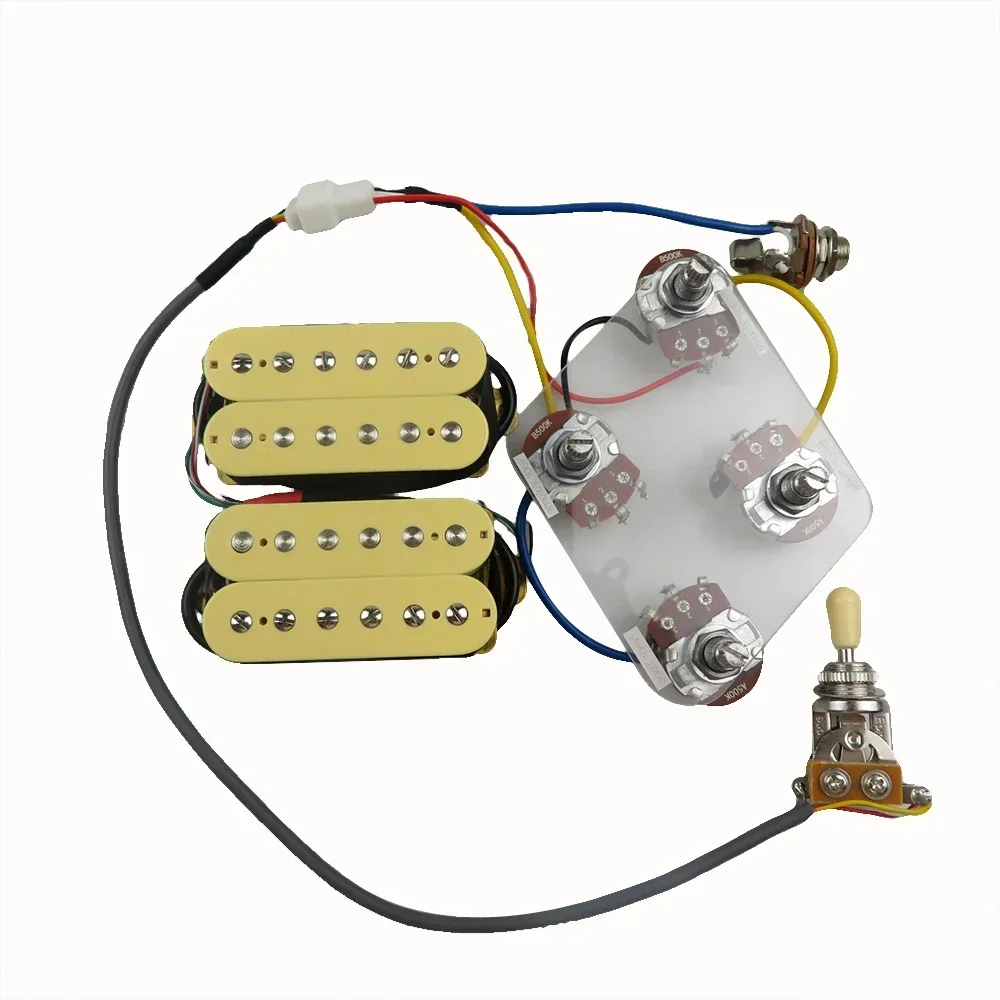 White Humbucker Pickups Set for Guitar 5 White Humbucker Pickups Set for Guitar - Image 5