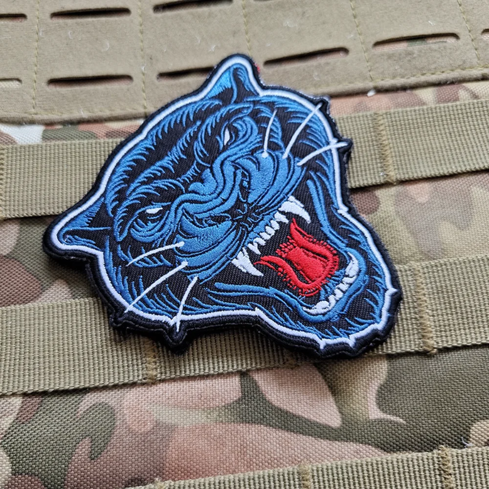 Fierce Animal Head Patch with 3D Embroidery 6 Fierce Animal Head Patch with 3D Embroidery - Image 6