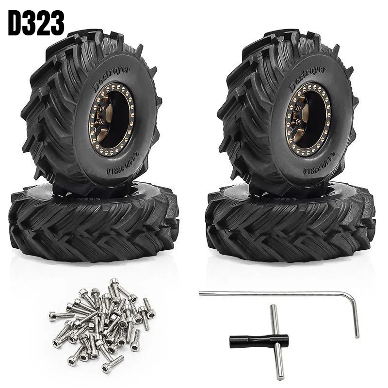1/18 Scale Off-Road Rock Crawler Tires Set 3 1/18 Scale Off-Road Rock Crawler Tires Set - Image 3