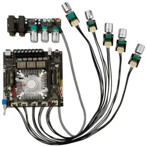 High-Power Bluetooth Amplifier Kit with 220W Outputs