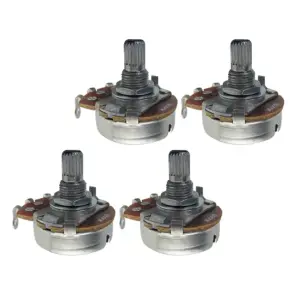 Set of 4 Guitar Potentiometers 250KΩ/500KΩ 24.5mm 16 S9f5dcc4c7014408b8996c98ed137dc35O