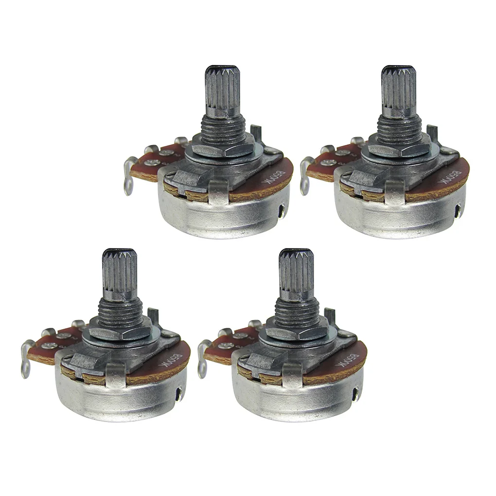 Set of 4 Guitar Potentiometers 250KΩ/500KΩ 24.5mm 7 Set of 4 Guitar Potentiometers 250KΩ/500KΩ 24.5mm - Image 7