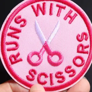 Pink Scissors Embroidered Patch 6.5 cm 7 S9f68b2d3fd2f46e89a8318296cf1ea6cA