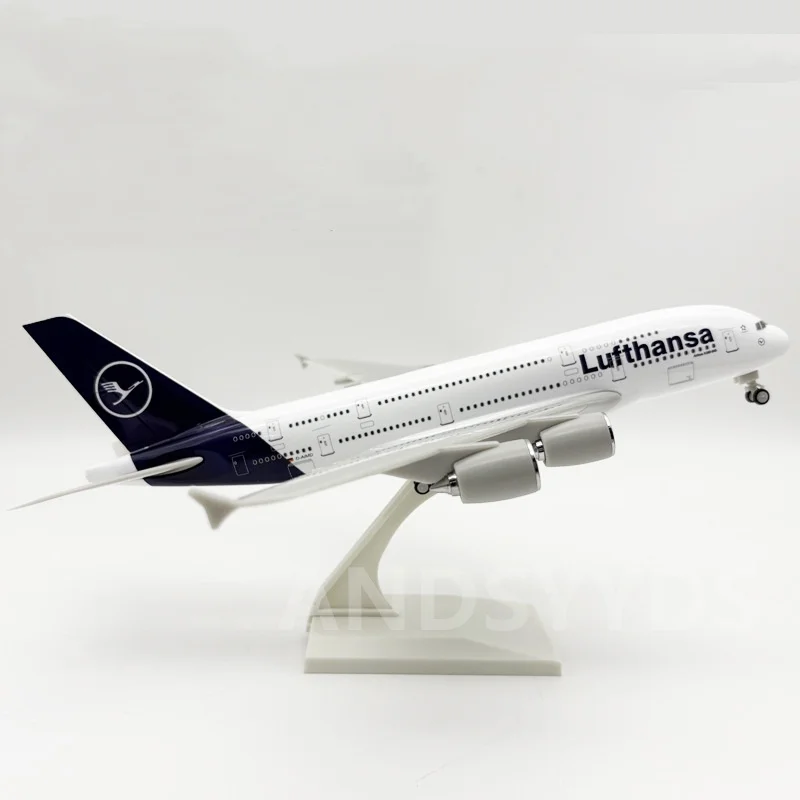 Lufthansa Airbus A380 Resin Model 30cm 1:240 2 Lufthansa Airbus A380 Resin Model 30cm 1:240 - Image 2