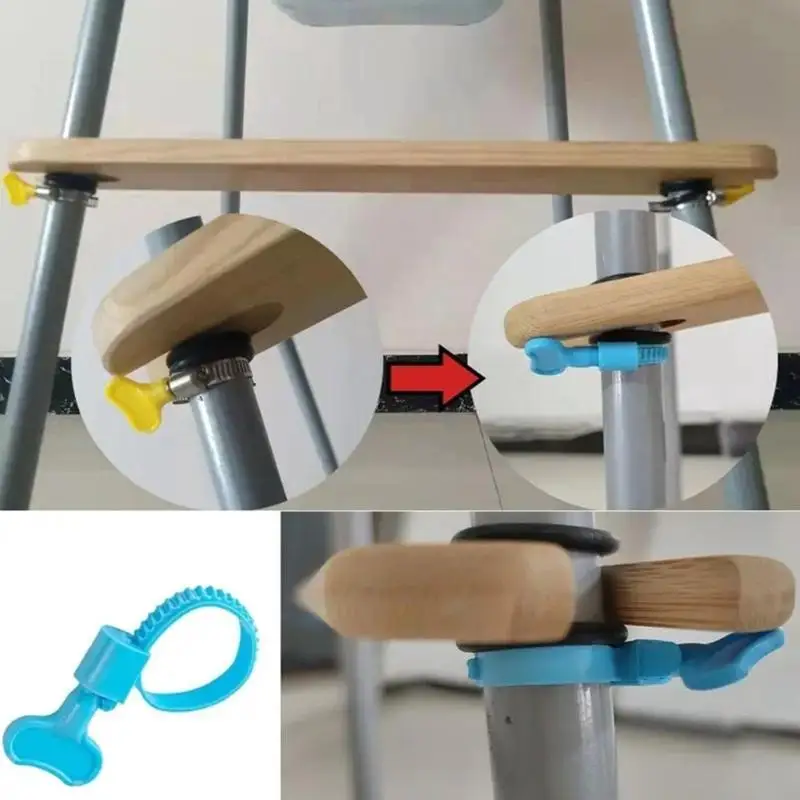 Natural Wood Baby High Chair Footrest 3 Natural Wood Baby High Chair Footrest - Image 3