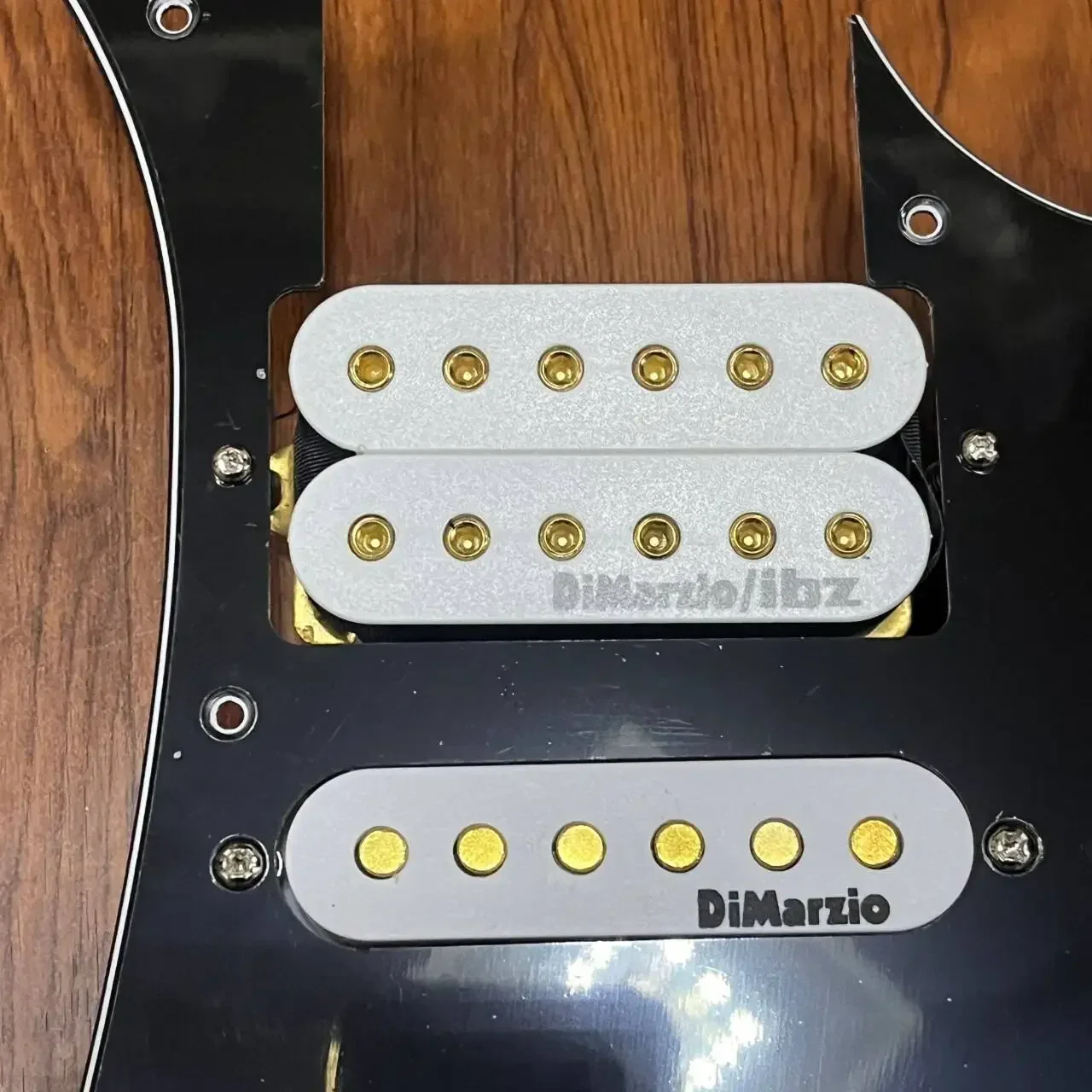 Black HSH Pickguard Set for Strat-Style Guitars 2 Black HSH Pickguard Set for Strat-Style Guitars - Image 2