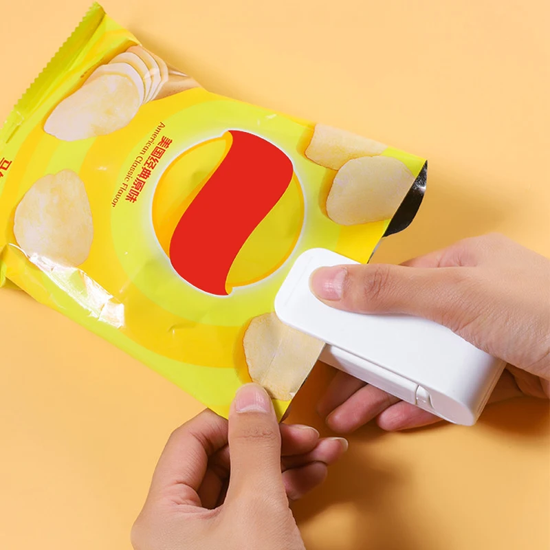 Mini White Heat Bag Sealer for Food Storage 3 Mini White Heat Bag Sealer for Food Storage - Image 3