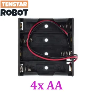 Versatile Black Battery Holder for AA & 18650 17 S9ff2024a52144bf398915e27fd146d78H