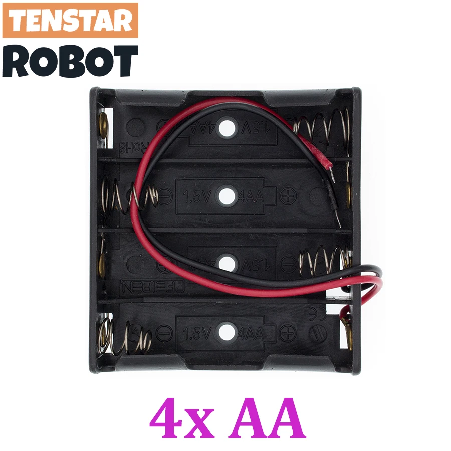 Versatile Black Battery Holder for AA & 18650 8 Versatile Black Battery Holder for AA & 18650 - Image 8