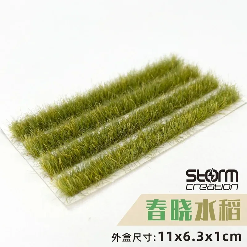 HO Scale Miniature Rice and Wheat Field Scene 2 HO Scale Miniature Rice and Wheat Field Scene - Image 2