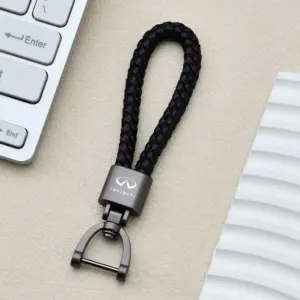 Colorful Braided Car Keychain with Metal Accents 19 S9ffca4238c624ca2a639b22d7e7565a6v