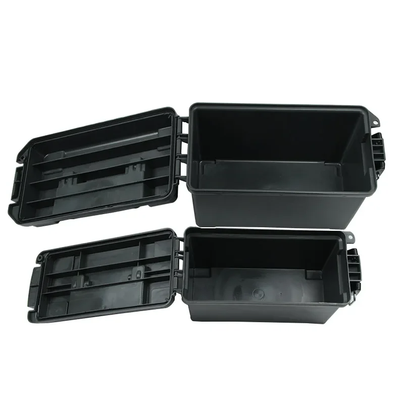High-Strength Plastic Ammo Box in Black 3 High-Strength Plastic Ammo Box in Black - Image 3