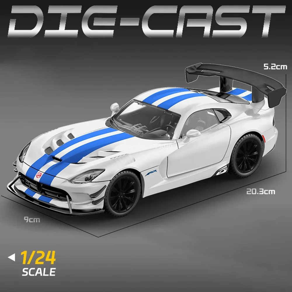 1:24 Scale Dodge Viper Diecast Model 8 1:24 Scale Dodge Viper Diecast Model - Image 8