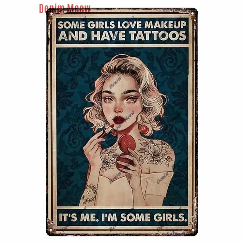 Vintage Hair Stylist Metal Tin Sign 20x30 cm 5 Vintage Hair Stylist Metal Tin Sign 20x30 cm - Image 5