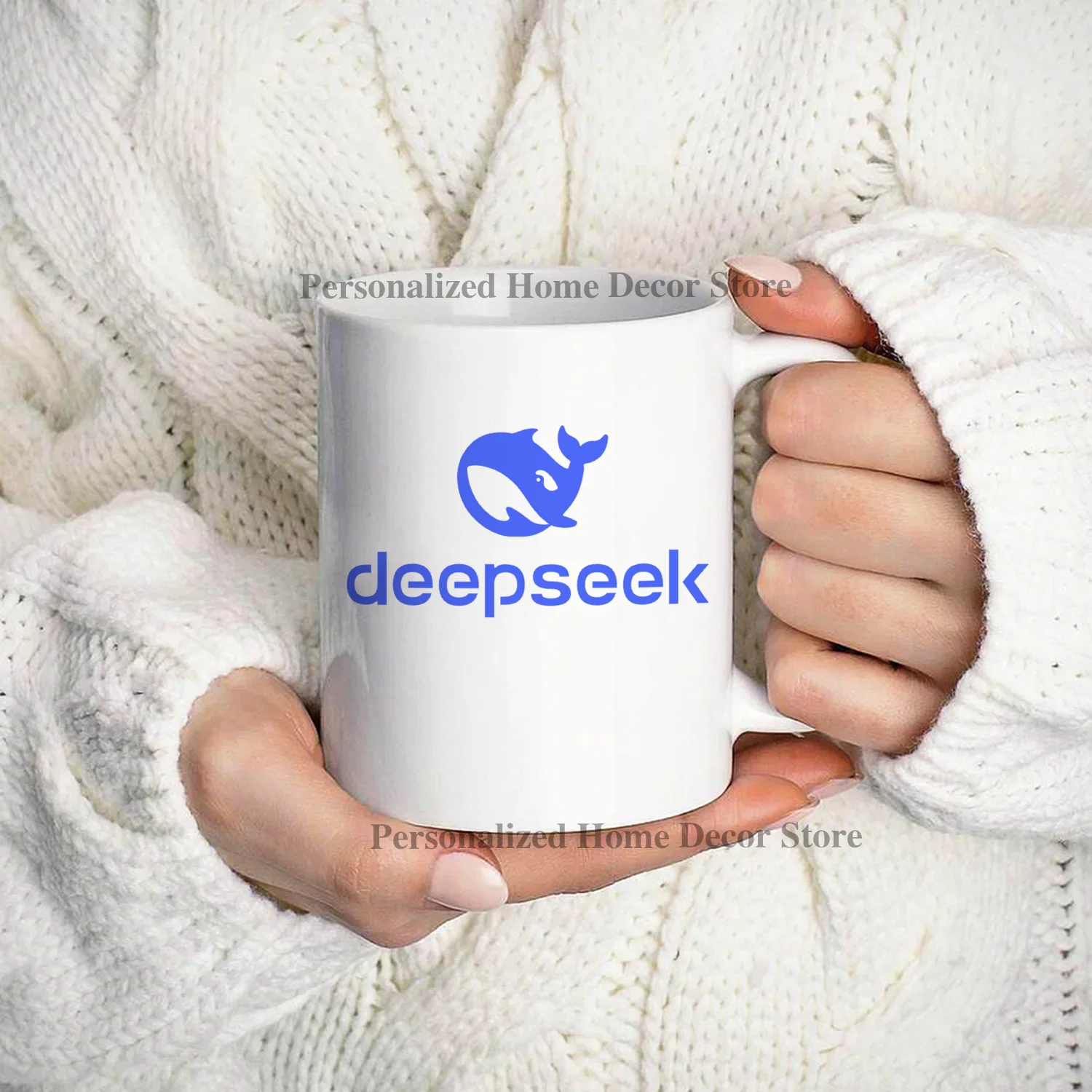 Whale Design Enamel Mug, 350ml, Rustic Finish 3 Whale Design Enamel Mug, 350ml, Rustic Finish - Image 3