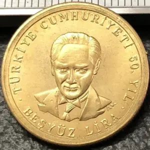 Vintage Turkish 1973 Coin Replica Collectible 4 Sa03c6dea2d194087ada50bd02dbc1ab07