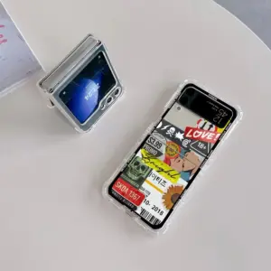 Retro Vintage Collage Phone Case for Samsung Z Flip 13 Sa069bfda8f674288aed846c12453d325t