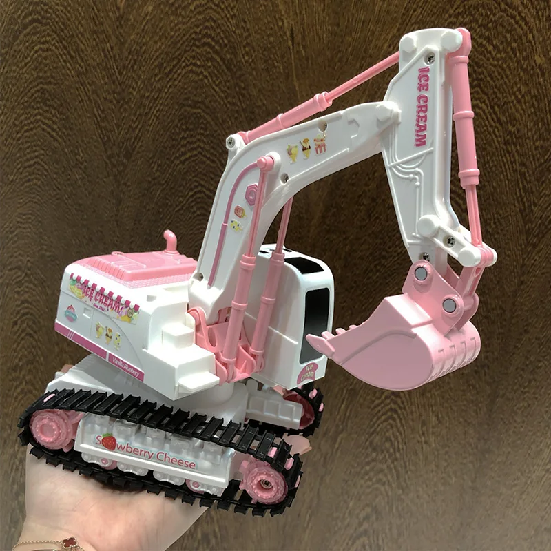 Pink RC Excavator for Kids 1/24 Scale 3 Pink RC Excavator for Kids 1/24 Scale - Image 3