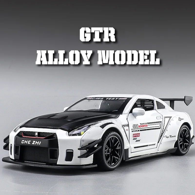 1:24 GT-R Alloy Racing Car Model 5 1:24 GT-R Alloy Racing Car Model - Image 5