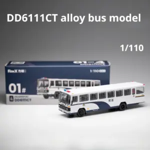 1/110 Scale Alloy Police Bus Model