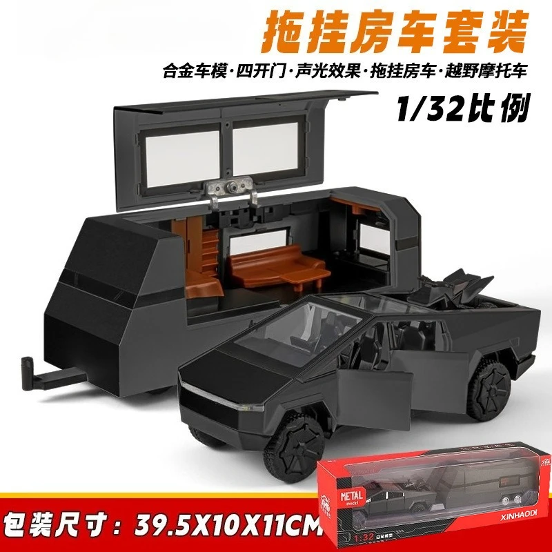 1:32 Diecast Pickup Trailer with Sound & Lights 8 1:32 Diecast Pickup Trailer with Sound & Lights - Image 8