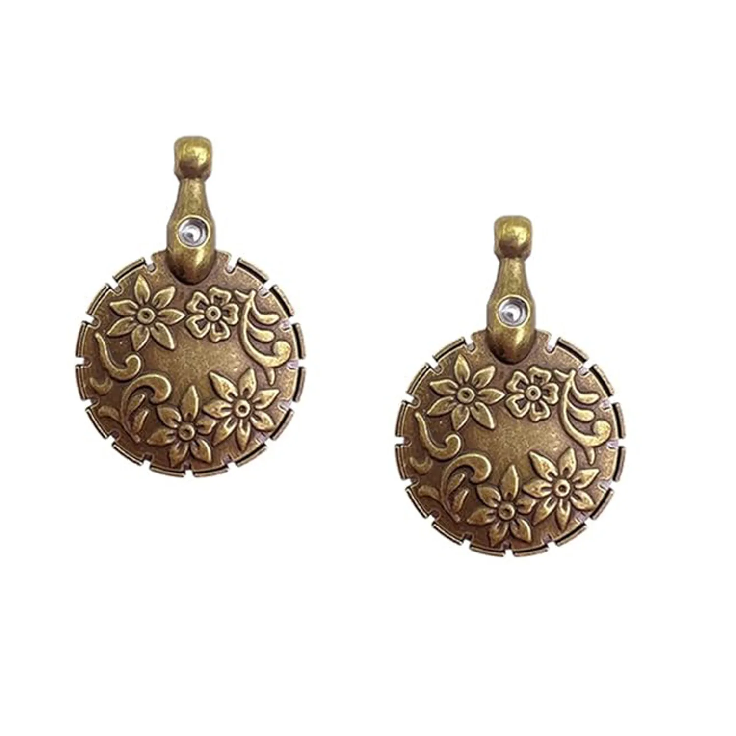 Vintage Stainless Steel Thread Cutter with Floral Engraving 7 Vintage Stainless Steel Thread Cutter with Floral Engraving - Image 7