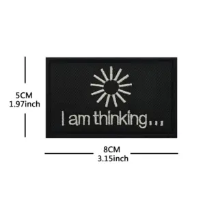 Contemplative Sunburst Embroidered Patch 6 Sa0c459db593b4b68b0c747d7cd1650bfF