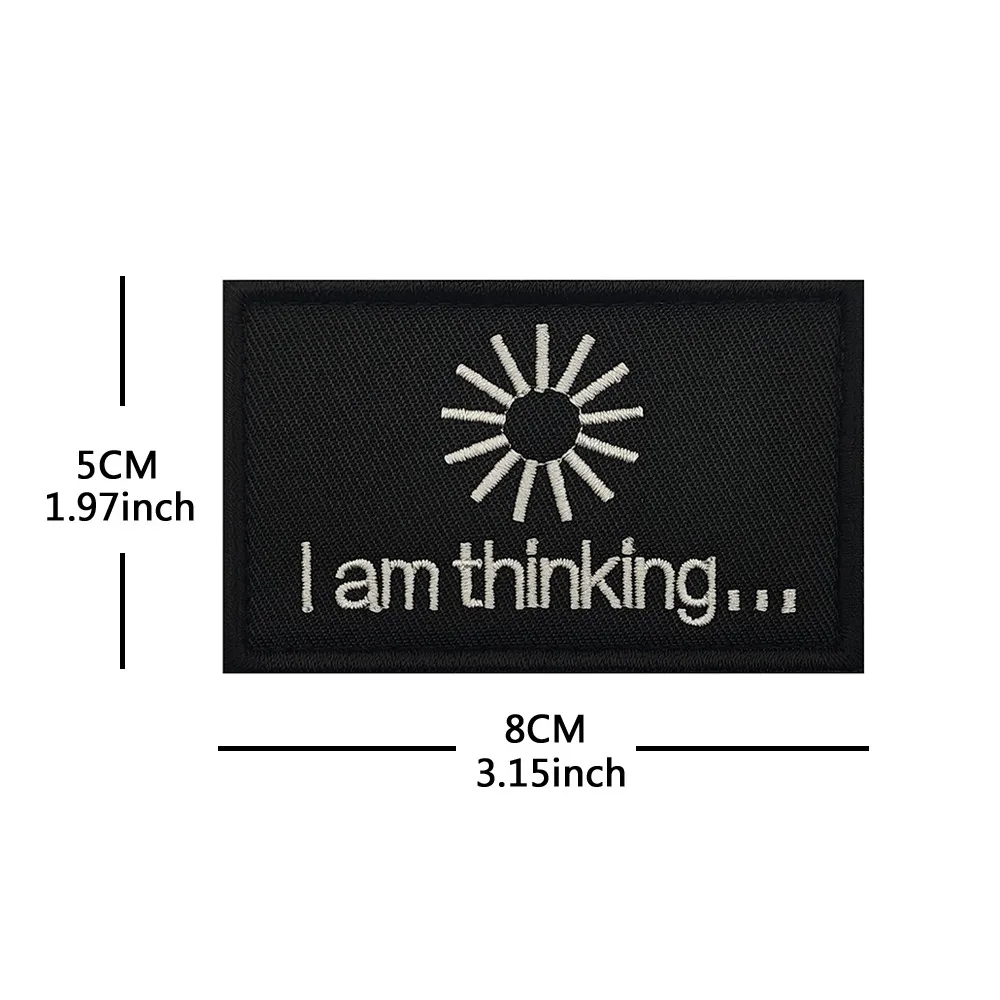 Contemplative Sunburst Embroidered Patch 2 Contemplative Sunburst Embroidered Patch - Image 2