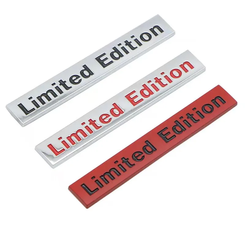 3D Zinc Alloy Car Stickers Set - 100 Pieces 2 3D Zinc Alloy Car Stickers Set - 100 Pieces - Image 2
