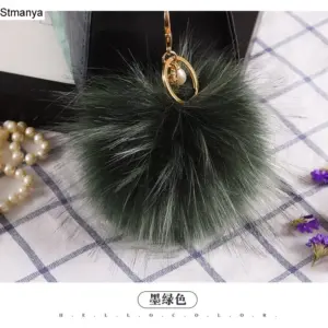 Fashionable Faux Fur Pom-Pom Keychain in Vibrant Colors 19 Sa0d57188778f40f0a42224b1524a9af5P