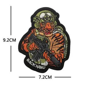 Bold Jungle Tiger Military Patch for Tactical Gear 7 Sa0e6aea89d314e6397f5ce56fa4e0eeco
